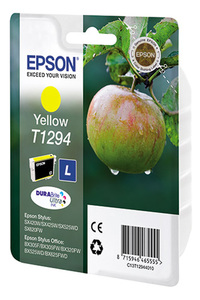 Картридж Epson C13T12944010 (T1294), оригинальный, yellow (желтый), ресурс 545 стр., цена — 2650 руб.