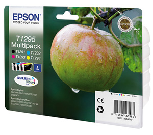 Набор картриджей Epson C13T12954010 (T1295), оригинальный, multipack (набор), ресурс ?, цена — 16160 руб.