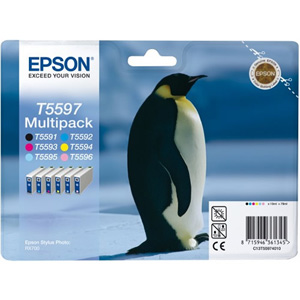 Набор картриджей Epson c13t55974010 (T5597), оригинальный, ресурс ?, цена — 6220 руб.