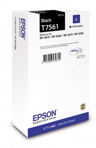 Картридж Epson c13t756140 (T7561), оригинальный, black (черный), ресурс 2500, цена — 8670 руб.