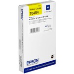 Картридж повышенной емкости Epson C13T04B440 (T04B4), оригинальный, yellow (желтый), объем 39 мл., ресурс 4600 стр., для Epson WorkForce Pro WF-C8190DW/C8690DWF