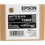 Картридж Epson C13T580800 (T5808), оригинальный, matte black (матовый черный) для печати на матовых носителях, 80ml., для Epson Stylus Pro 3800/3880