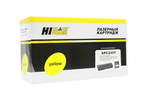 Тонер-картридж Hi-Black HB-SPC220Y, yellow (желтый), ресурс 2000 стр., для Ricoh Aficio SPC220N/S/221N/SF/222DN/SF/240DN/SF