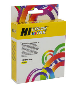 Картридж Hi-Black HB-C4838A, yellow (желтый), ресурс 1750 стр., для HP Business InkJet 1000/1100/1200/2200/2230/2250/2280/2300/2600/2800; Color InkJet CP1700; Off
