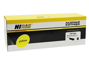 Картридж Hi-Black HB-CE742A, yellow (желтый), ресурс 7300 стр., для HP LaserJet Pro CP5220/5225/n/dn