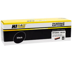 Тонер-картридж Hi-Black HB-CF230X/051H, black (черный), ресурс 4000 стр., для HP LaserJet Pro M227fdn/fdw/sdn, M203dn/dw; Canon LBP162dw/MF 264dw/267dw/269dw