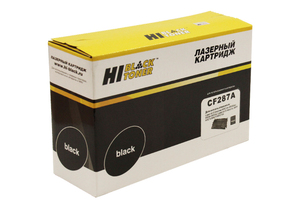 Картридж Hi-Black HB-CF287A, black (черный), ресурс 9000 стр., для HP LaserJet Pro M501n/M501dn; Enterprise M506dn/M506x/M527dn/M527f/M527c