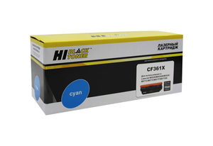 Картридж увеличенной емкости Hi-Black HB-CF361X, cyan (голубой), ресурс 9500 стр., для HP LaserJet M552dn, M553dn/n/x, M577dn/f/c