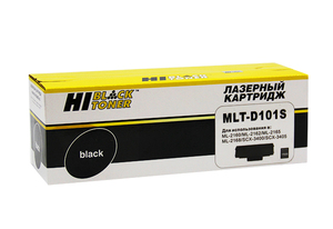 Картридж Hi-Black MLT-D101S, black (черный), ресурс 1500 стр., для Samsung ML-2160/2164/2165/2167/2168; SCX-3400/3405/3407; SF-760P