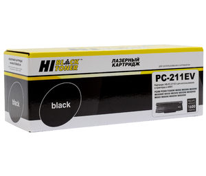 Картридж Hi-Black HB-PC-211EV, black (черный), ресурс 1600 стр., для PANTUM P2200/P2207/P2500/P2500W/P2507/P2506W/P2516/P2518/; M6500/M6500W/M6506NW/M6507/M6507W/M6550/M6550NW/M6557NW/M6600N/M6600NW/M