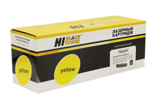 Тонер-картридж Hi-Black HB-TN-245Y, yellow (желтый), ресурс 2200 стр., для Brother DCP-9020CDW; HL-3140CW/3150CDW/3170CDW; MFC-9140CDN/9330CDW/9340CDW
