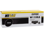 Картридж Hi-Black HB-W1106A (№106A), совместимый, black (черный), ресурс 1000 стр., для HP Laser 107a/107r/107w/MFP135a/135r/135w/137fnw, БЕЗ ЧИПА.