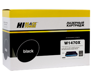 Картридж Hi-Black HB-W1470X без чипа, совместимый, black (черный), ресурс 25200 стр., для HP LaserJet Enterprise M611dn/M612dn/M635fht/M635h/M636fh, Flow M635z/M636z