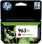 Картридж HP 3JA28AE (№963XL), оригинальный, magenta (пурпурный), ресурс 1600 стр., для HP OfficeJet Pro 901x/902x