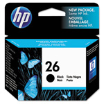 Картридж HP (Hewlett-Packard) 51626A (№26), оригинальный, black (черный), ресурс 800