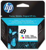 Картридж HP (Hewlett-Packard) 51649A (№49), оригинальный, CMY (цветной), ресурс 310