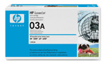 Картридж HP (Hewlett-Packard) C3903A (№03A), оригинальный, black (черный), ресурс 4000 стр.