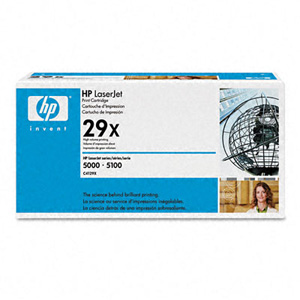 Картридж HP (Hewlett-Packard) C4129X (№29X), оригинальный, black (черный), ресурс 10000 стр., цена — 21480 руб.