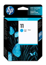 Картридж HP C4836A (№11), оригинальный, cyan (голубой), ресурс 1750 стр., для HP Business InkJet 1000/1100/1200/2200/2230/2250/2280/2300/2600/2800; Color InkJet CP1700; OfficeJet 9110/9120/9130; Offic
