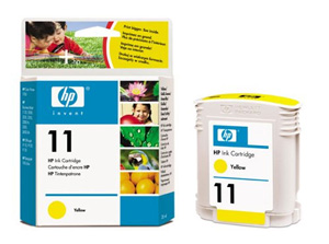 Картридж HP (Hewlett-Packard) C4838A (№11), оригинальный, yellow (желтый), ресурс 1750, цена — 5780 руб.