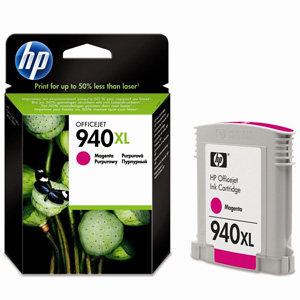 Картридж HP (Hewlett-Packard) C4908AE (№940XL), оригинальный, magenta (пурпурный), ресурс 1400 стр., цена — 3230 руб.