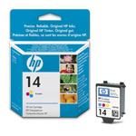 Картридж HP (Hewlett-Packard) C5010DE (№14), оригинальный, CMY (цветной), ресурс 400