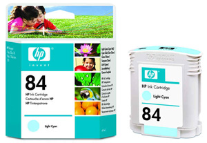 Картридж HP (Hewlett-Packard) C5017A (№84), оригинальный, cyan light (светло-голубой), ресурс , цена — 3770 руб.