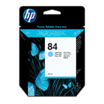 Картридж HP (Hewlett-Packard) C5017A (№84), оригинальный, cyan light (светло-голубой), ресурс 