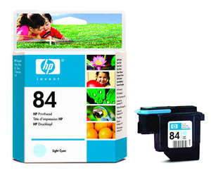 Печатающая головка HP (Hewlett-Packard) C5020A (№84), оригинальный, cyan light (светло-голубой), ресурс , цена — 3760 руб.