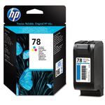 Картридж HP (Hewlett-Packard) C6578D (№78), оригинальный, CMY (цветной), ресурс 450 стр.