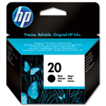Картридж HP (Hewlett-Packard) C6614DE (№20), оригинальный, black (черный), ресурс 455