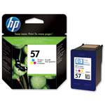 Картридж HP (Hewlett-Packard) C6657AE (№57), оригинальный, CMY (цветной), ресурс 400 стр.