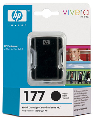 Картридж HP (Hewlett-Packard) C8721HE (№177), оригинальный, black (черный), ресурс 410, цена — 3090 руб.