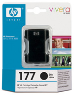 Картридж HP (Hewlett-Packard) C8721HE (№177), оригинальный, black (черный), ресурс 410