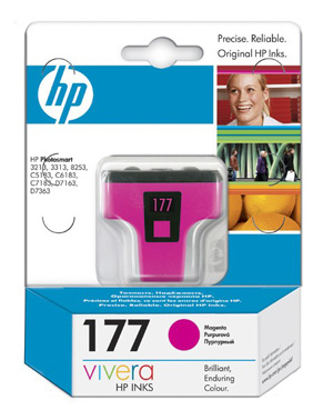 Картридж HP (Hewlett-Packard) C8772HE (№177), оригинальный, magenta (пурпурный), ресурс 400, цена — 1930 руб.