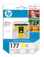 Картридж HP (Hewlett-Packard) C8773HE (№177), оригинальный, yellow (желтый), ресурс 400