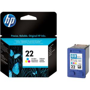 Картридж HP (Hewlett-Packard) C9352AE (№22), оригинальный, CMY (цветной), ресурс 165 стр., цена — 4830 руб.