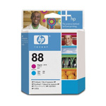 Печатающая головка HP (Hewlett-Packard) C9382A (№88), оригинальный, magenta/cyan (пурпурный/голубой), ресурс 90000