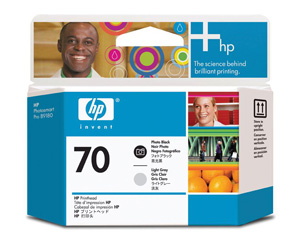 Печатающая головка HP (Hewlett-Packard) C9407A (№70), оригинальный, black photo/light grey (черный фото/светло-серый), ресурс , цена — 13730 руб.