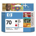 Печатающая головка HP (Hewlett-Packard) C9409A (№70), оригинальный, matte black/red (черный матовый/красный), ресурс 