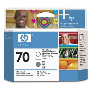 Печатающая головка HP (Hewlett-Packard) C9410A (№70), оригинальный, gloss enhancer/gray (глянцевый/серый), ресурс , цена — 13730 руб.