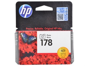 Картридж HP (Hewlett-Packard) CB317HE (№178), оригинальный, black photo (черный фото), ресурс 130, цена — 1650 руб.