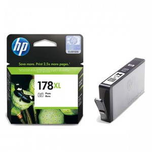 Картридж HP (Hewlett-Packard) CB322HE (№178XL), оригинальный, black photo (черный фото), ресурс 290 стр., цена — 2380 руб.