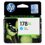 Картридж HP (Hewlett-Packard) CB323HE (№178XL), оригинальный, cyan (голубой), ресурс 750 стр.