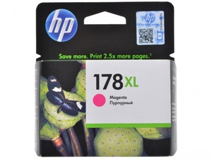 Картридж HP (Hewlett-Packard) CB324HE (№178XL), оригинальный, magenta (пурпурный), ресурс 750 стр., цена — 1870 руб.