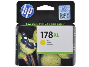 Картридж HP (Hewlett-Packard) CB325HE (№178XL), оригинальный, yellow (желтый), ресурс 750 стр., цена — 1740 руб.
