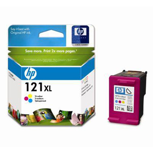 Картридж HP (Hewlett-Packard) CC644HE (№121XL), оригинальный, CMY (цветной), ресурс 440 стр., цена — 3370 руб.