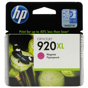 Картридж HP (Hewlett-Packard) CD973AE (№920XL), оригинальный, magenta (пурпурный), ресурс 700 стр., цена — 4320 руб.