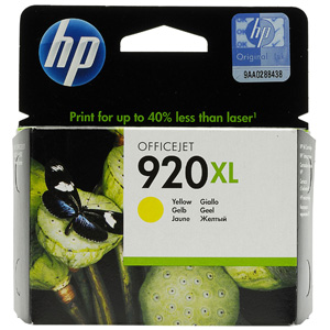 Картридж HP (Hewlett-Packard) CD974AE (№920XL), оригинальный, yellow (желтый), ресурс 700 стр., цена — 3620 руб.