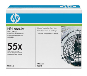 Картридж HP (Hewlett-Packard) CE255X (№55X), оригинальный, black (черный), ресурс 12500 стр., цена — 34010 руб.